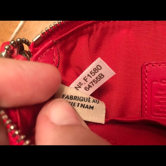 Coach Corner Zip Wristlet - Picture 4 of 5